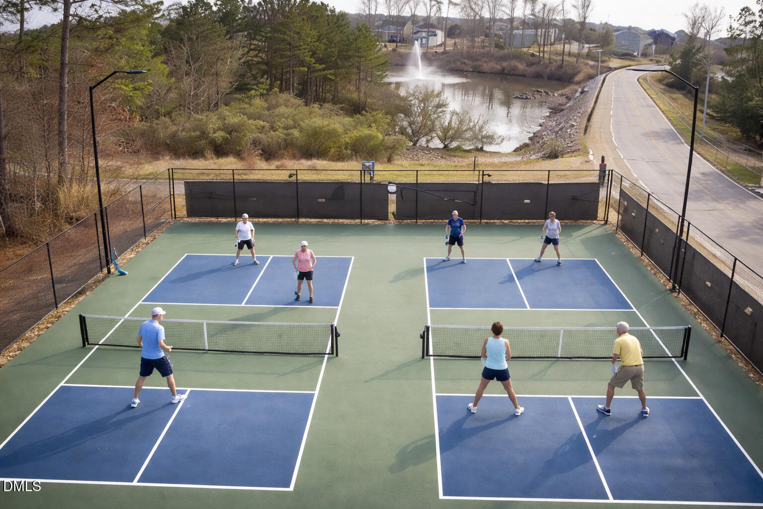 555 Tomkins Loop Cary, NC 27519 - Photo 37 of 50 a view of a tennis court