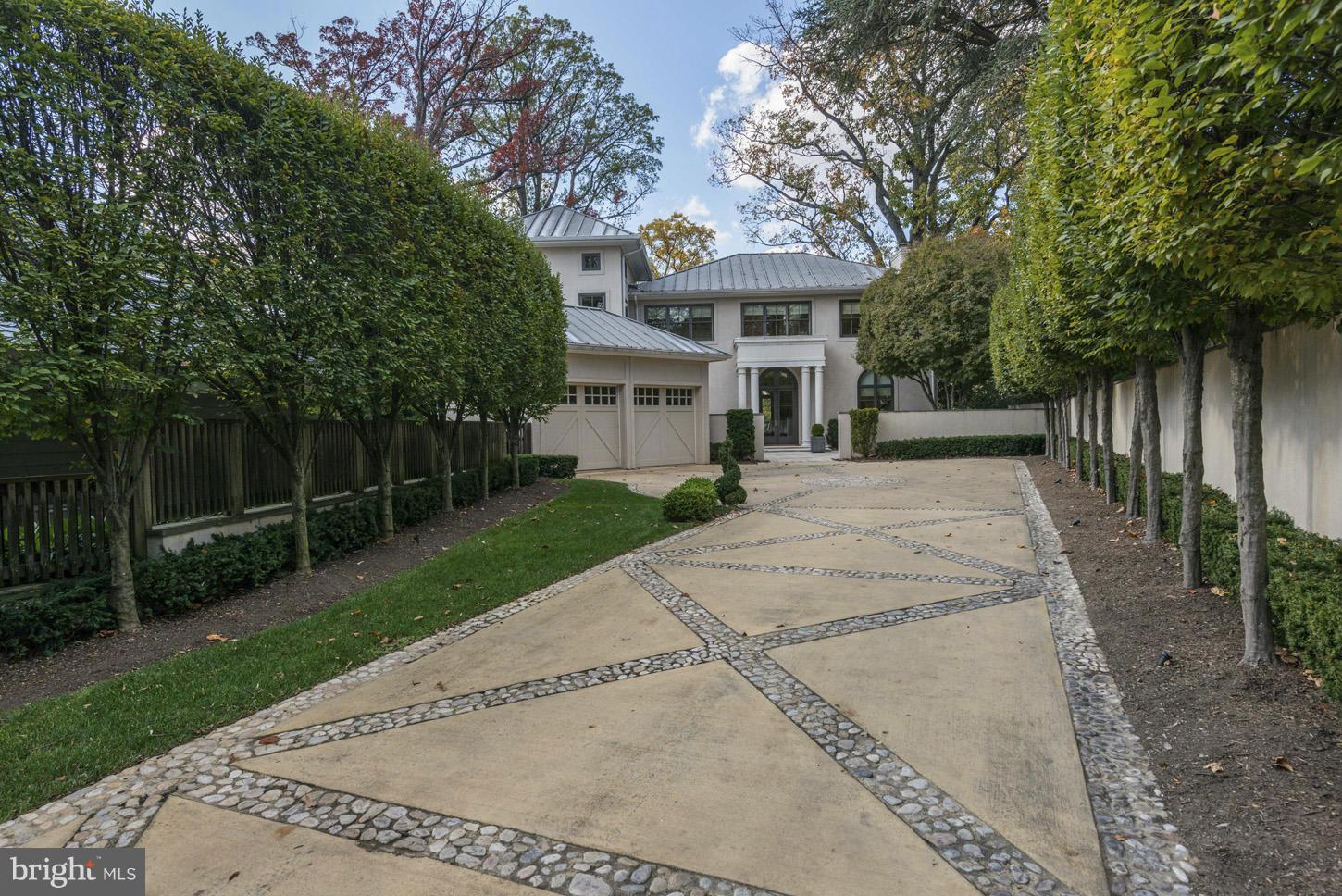 2962 Chain Bridge Road Northwest Washington, DC 20016 - Photo 1 of 14 TREE-LINED, GATED DRIVEWAY TO HOME