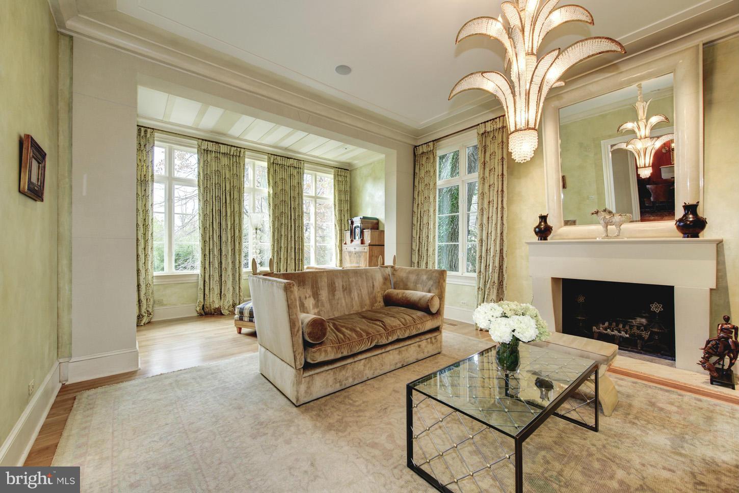 2962 Chain Bridge Road Northwest Washington, DC 20016 - Photo 3 of 14 HAS FIREPLACE AND DOOR TO LOGGIA