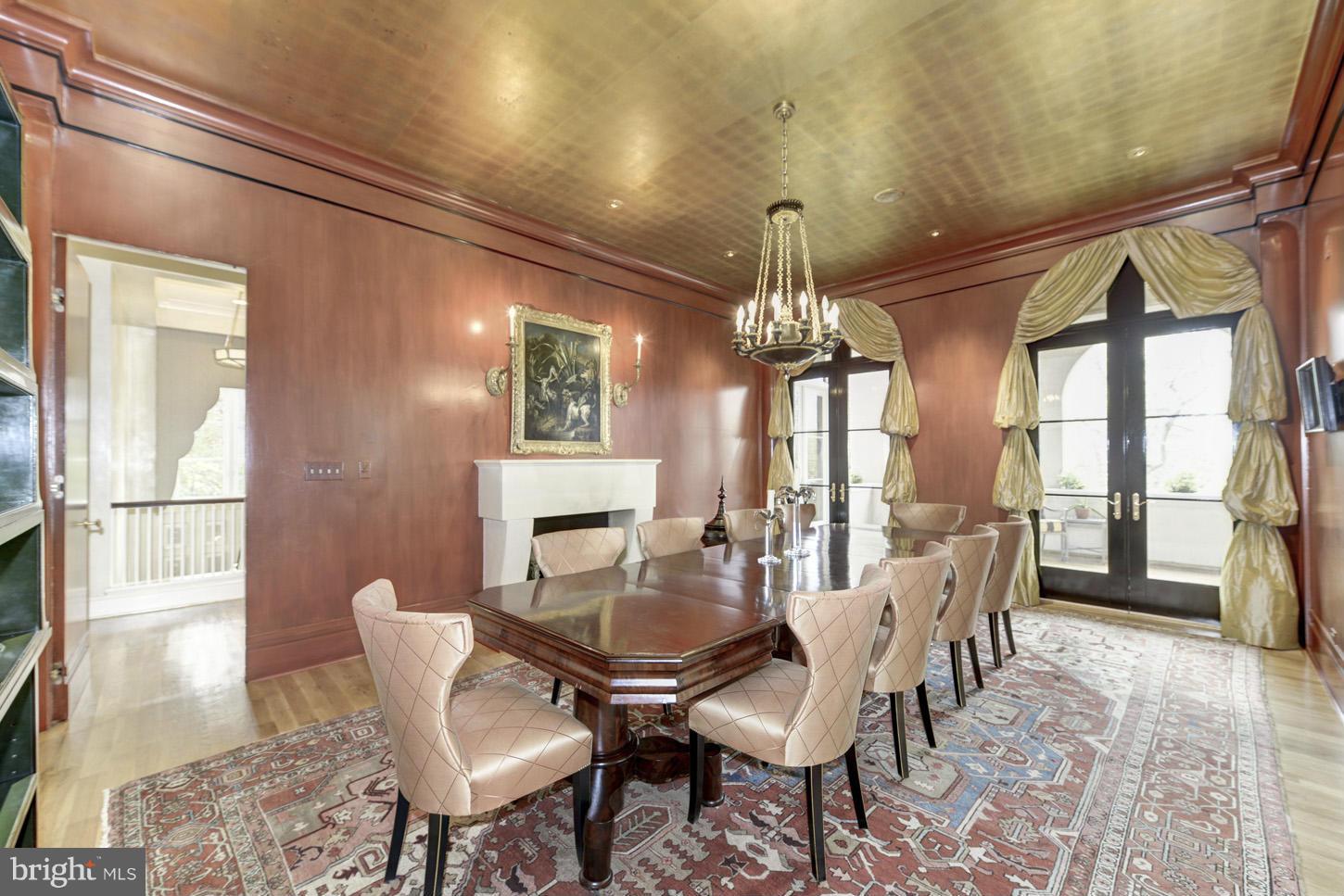 2962 Chain Bridge Road Northwest Washington, DC 20016 - Photo 4 of 14 CAN SEAT 12, HAS FIREPLACE AND TWO FRENCH DOORS TO