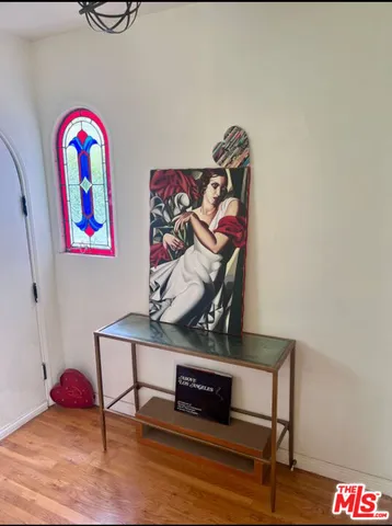 a view of entryway with stairs and furniture