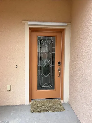 a view of a door