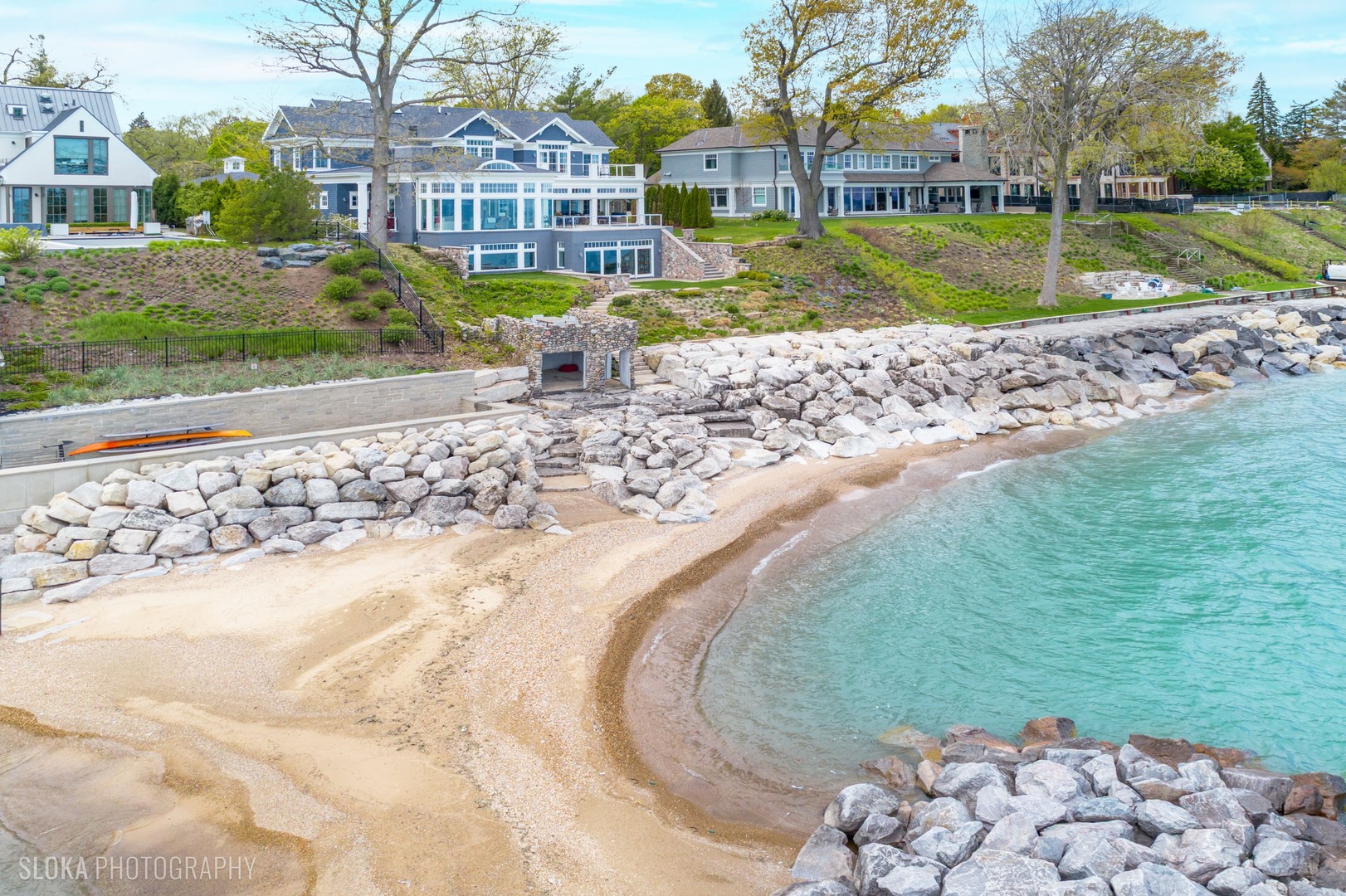 a view of a house with a garden