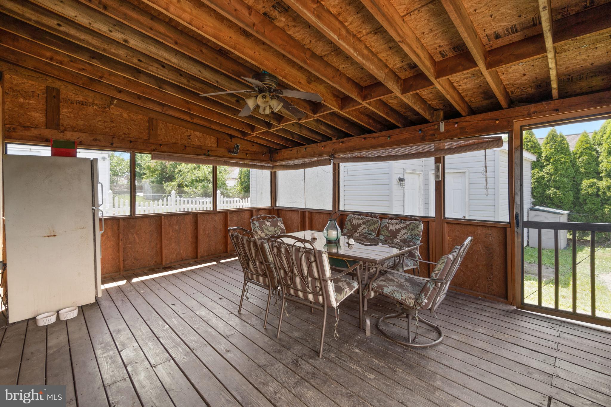 1712 Leslie Road Baltimore, MD 21222 - Photo 26 of 33 Enclosed Rear Deck
