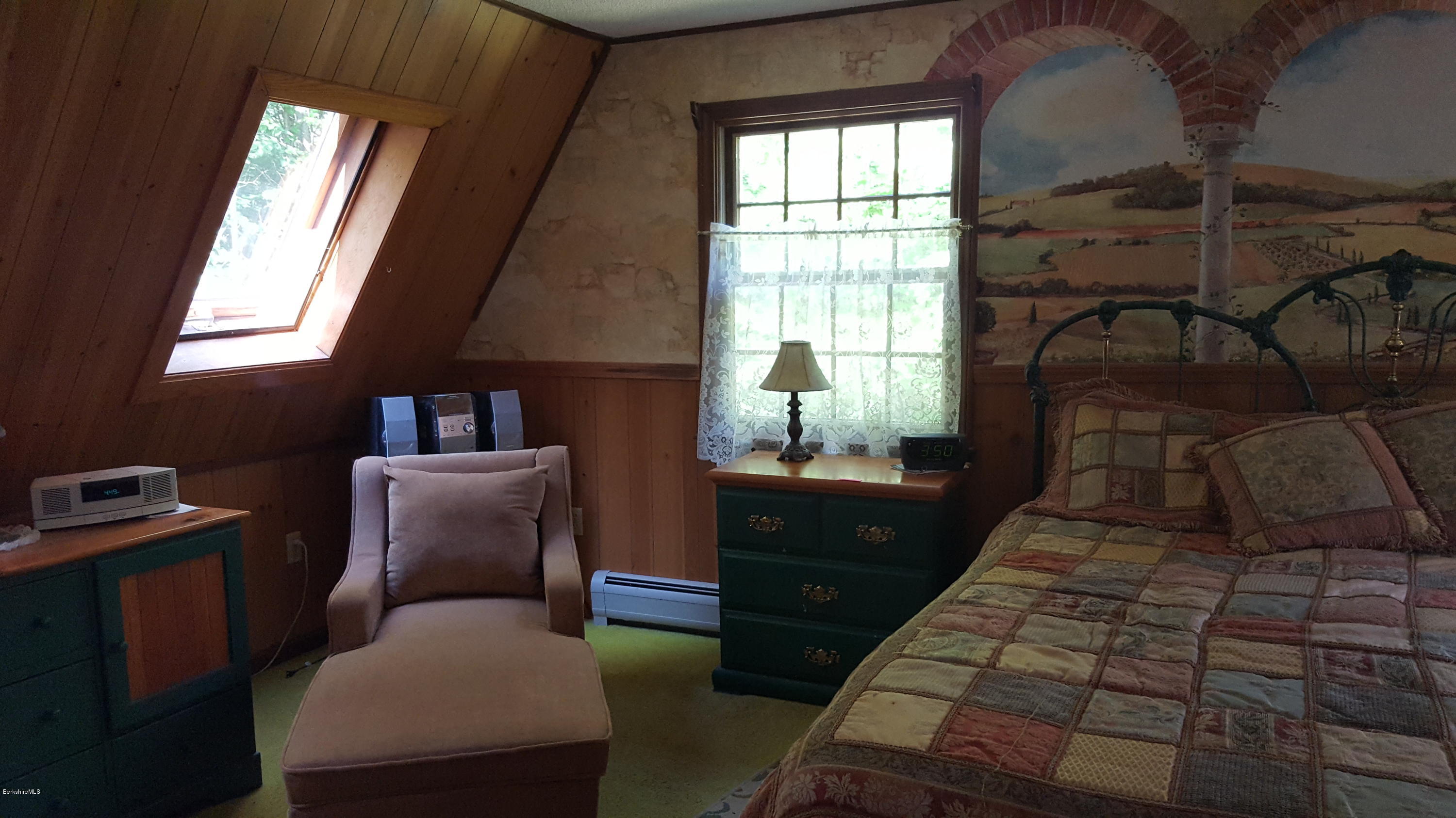96 Shore Road Hinsdale, MA 01235 - Photo 19 of 67 Bedroom with skylights