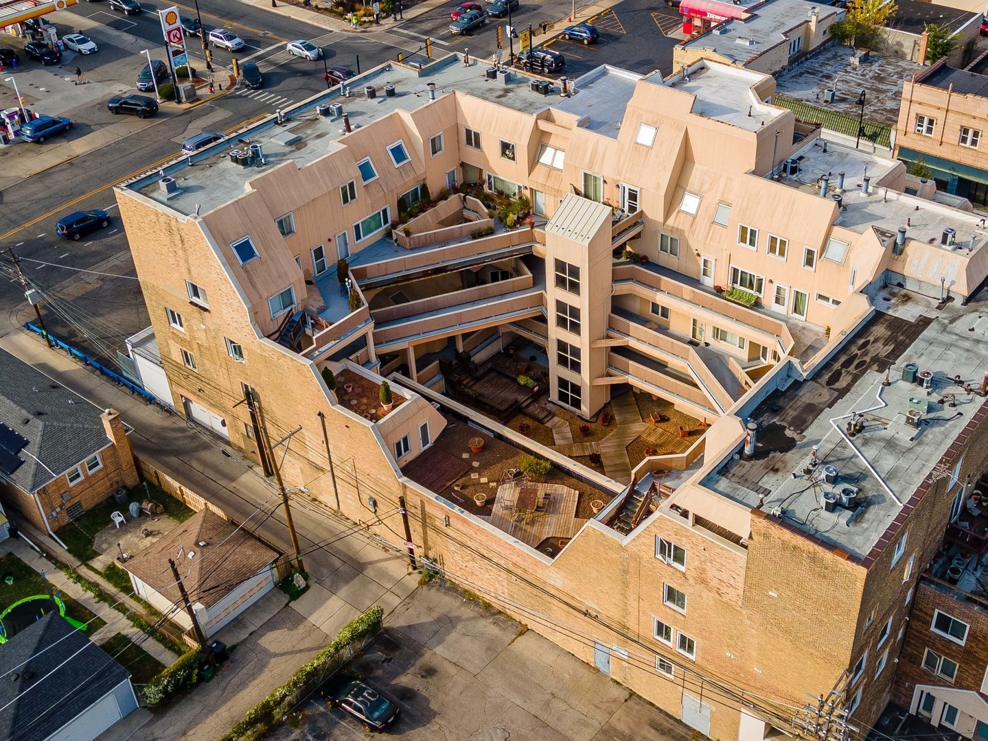6337 Roosevelt Road, Unit 309 Berwyn, IL 60402 - Photo 24 of 27 an aerial view of a building with entryway