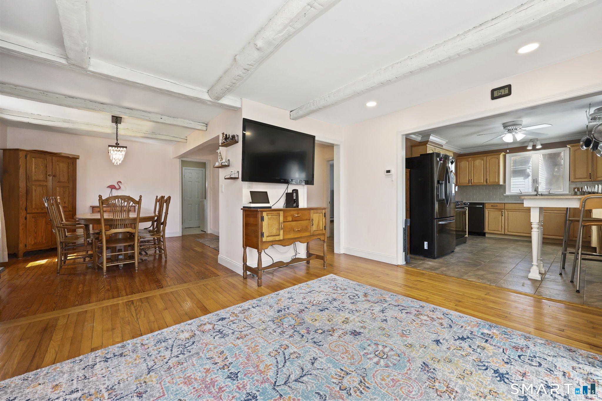 27 Lanesville Road New Milford, CT 06776 - Photo 13 of 38 a living room with furniture and a flat screen tv