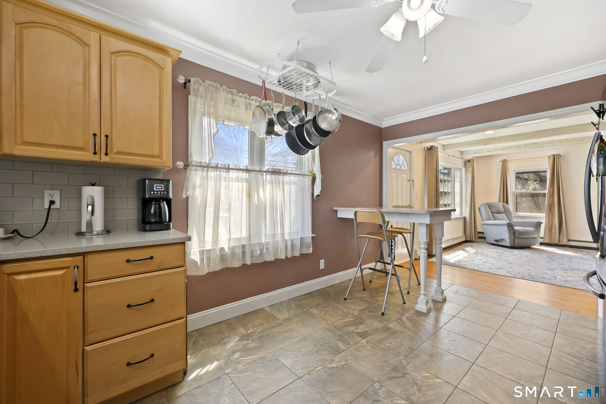 27 Lanesville Road New Milford, CT 06776 - Photo 19 of 38 a view of kitchen with furniture and chandelier