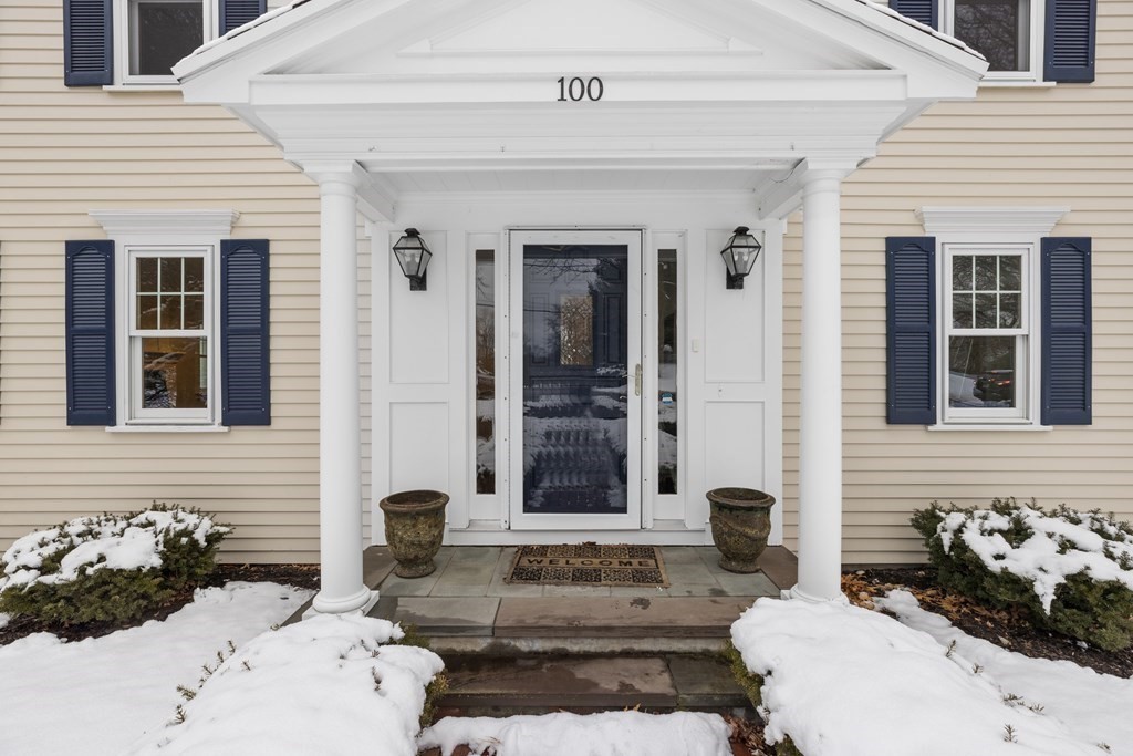 100 Manatee Road Hingham, MA 02043 - Photo 1 of 38 a view of a entryway door front of a house