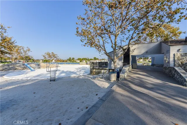 a lake view with a bench and lake view