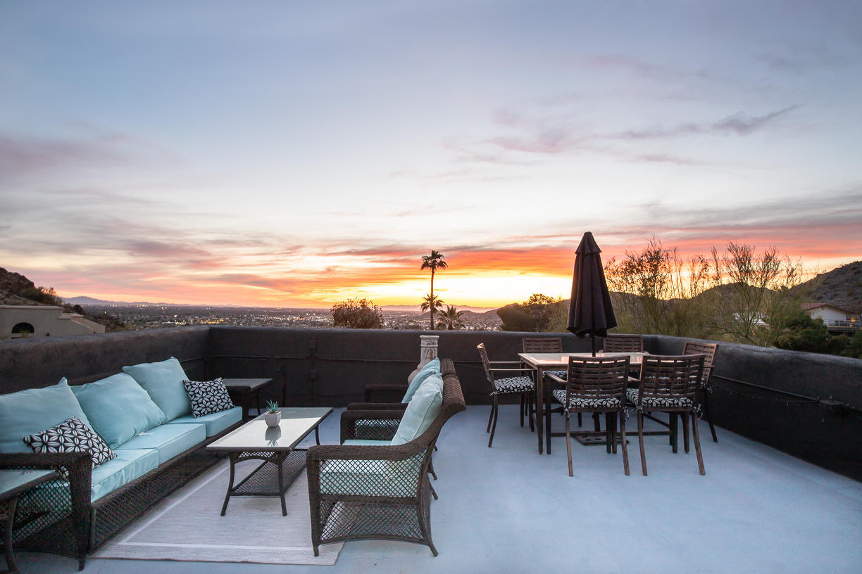 1902 East Mountain View Road Phoenix, AZ 85020 - Photo 18 of 26 a terrace with outdoor seating and city view