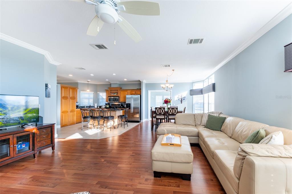 2 Emden Circle Punta Gorda, FL 33950 - Photo 24 of 60 a living room with furniture kitchen view and a large window