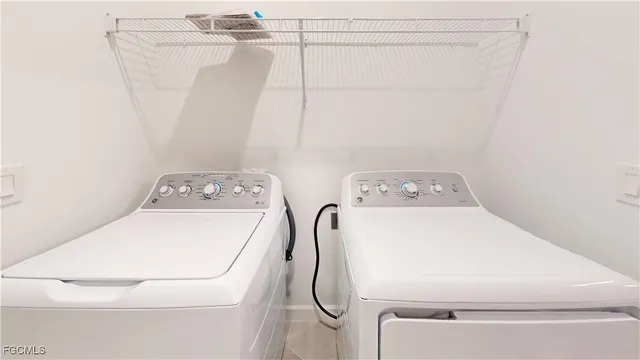 an empty room with a workbench