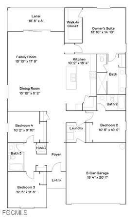 $2,400 | 20423 Copperhead Drive, Lehigh Acres, FL 33936