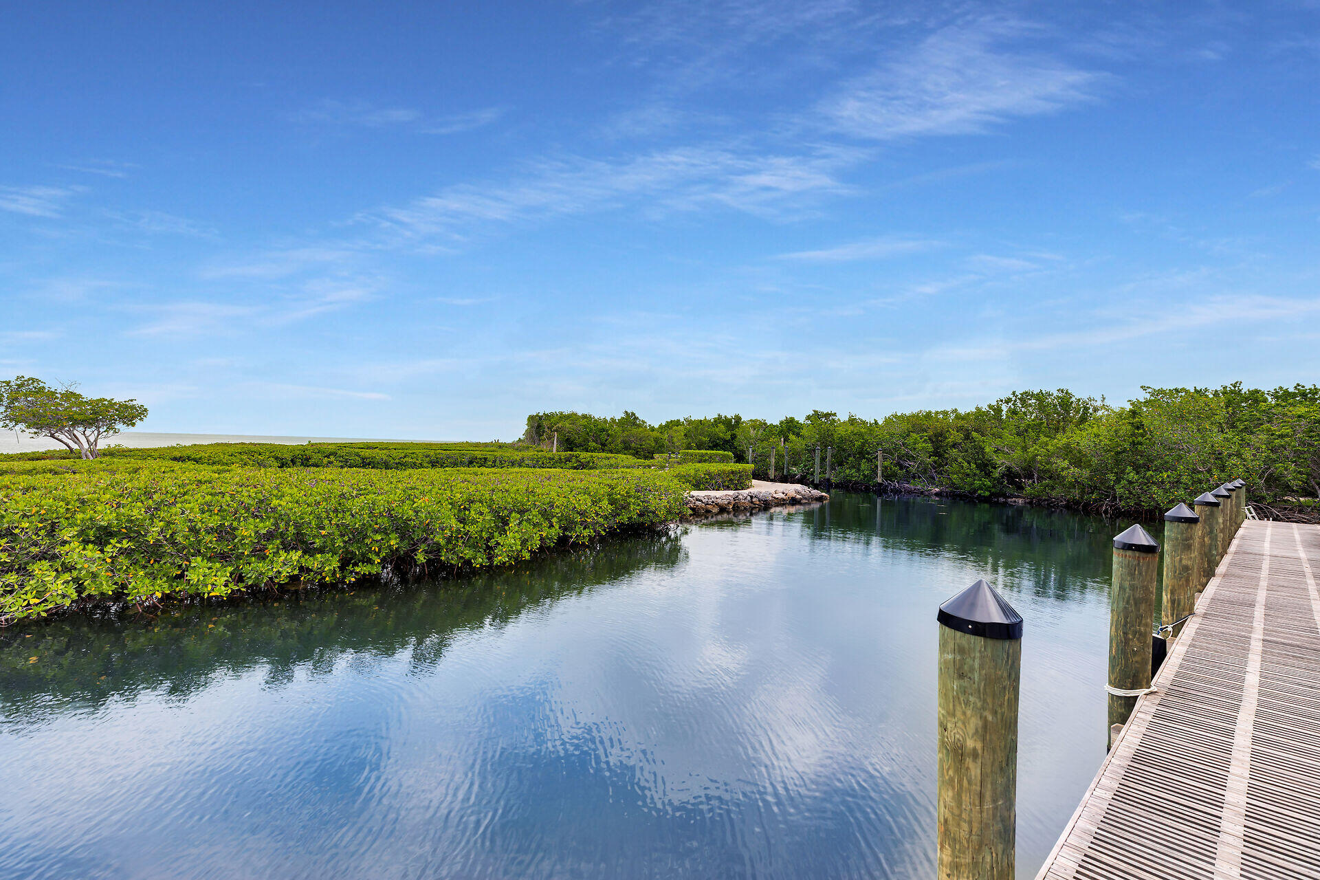 1590 Pelican Road Marathon, FL 33050 - Photo 18 of 81 Rear property basin view