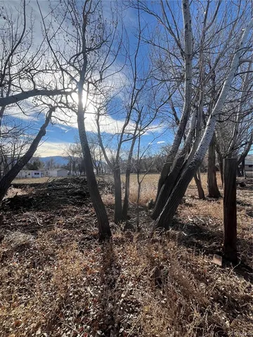 a view of road with trees