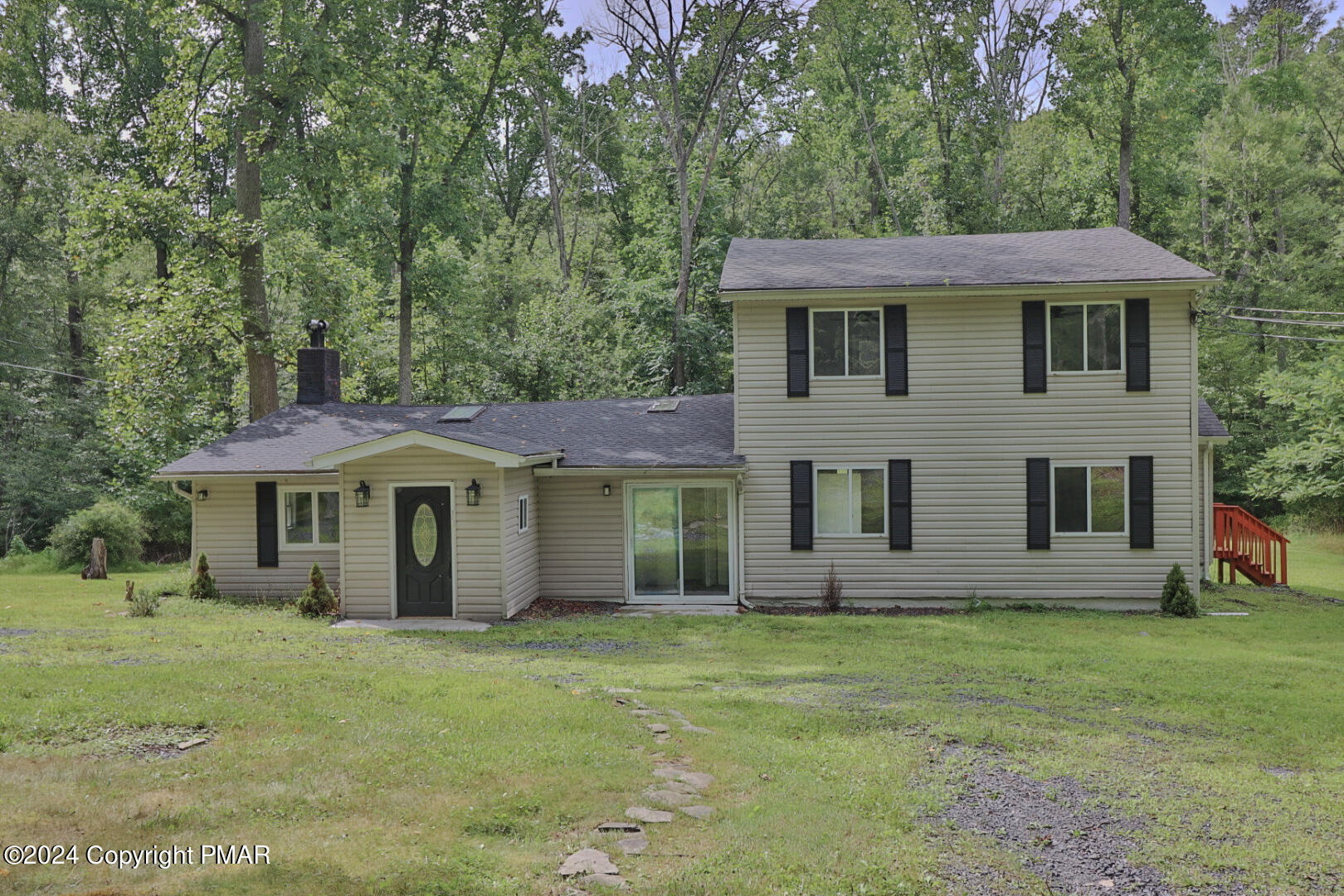 113 Java Hill East Stroudsburg, PA 18302 - Photo 2 of 36 a front view of a house with a garden