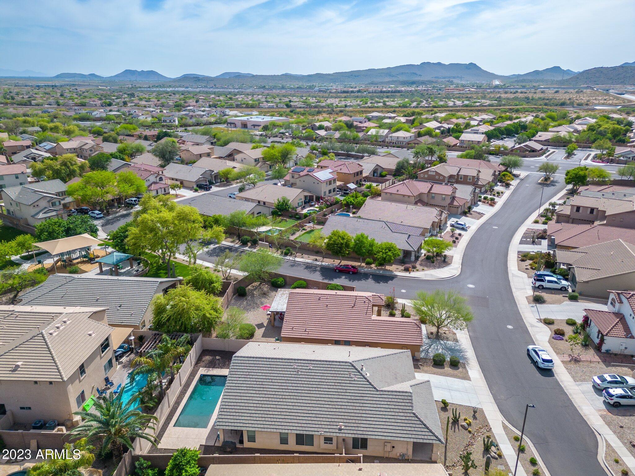 2215 West Peak View Road Phoenix, AZ 85085 - Photo 40 of 49 an aerial view of multiple house