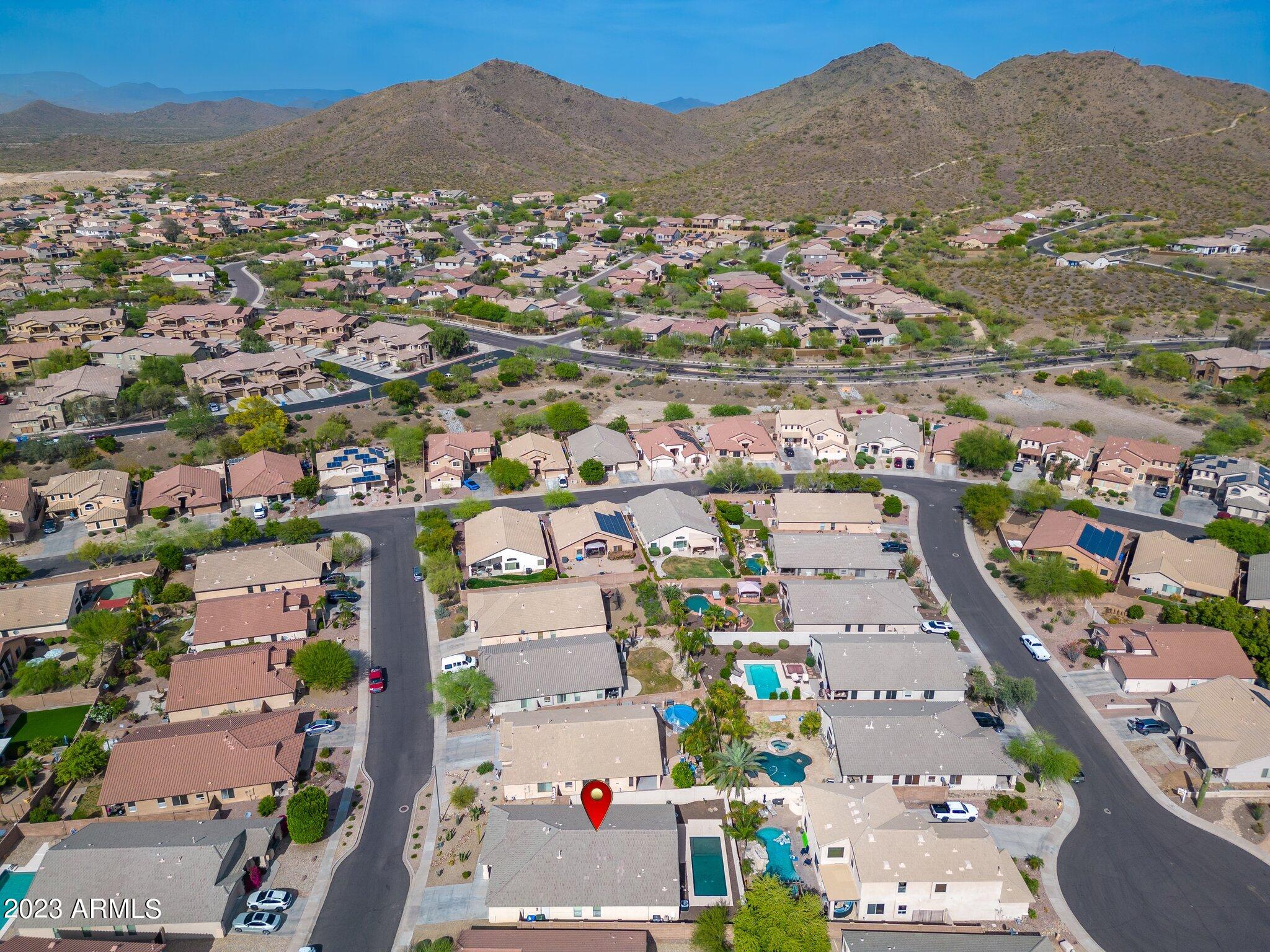 2215 West Peak View Road Phoenix, AZ 85085 - Photo 43 of 49 an aerial view of a city