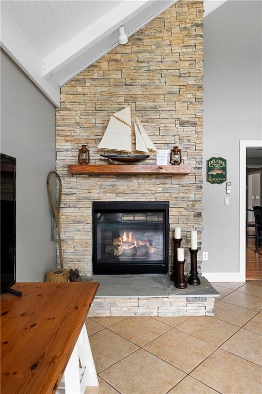 221 Reece Creek Road West Blairsville, GA 30512 - Photo 22 of 42 a living room with a fireplace in it