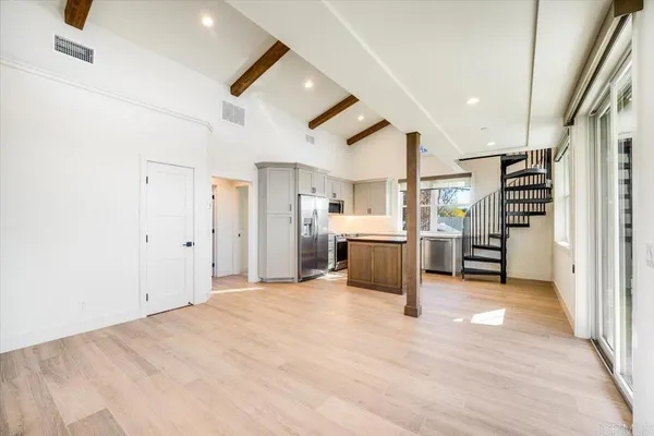 a view of a kitchen with a sink and dishwasher kitchen view