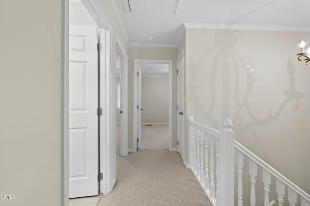 a view of a hallway with a elevator