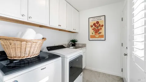 a room with storage and utility