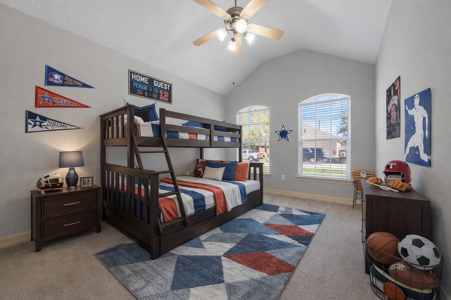 2434 Soledad Ridge Drive Spring, TX 77373 - Photo 6 of 33 Virtually Staged Secondary Bedroom #1