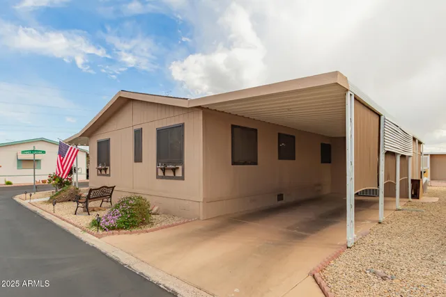 a front view of house with garage