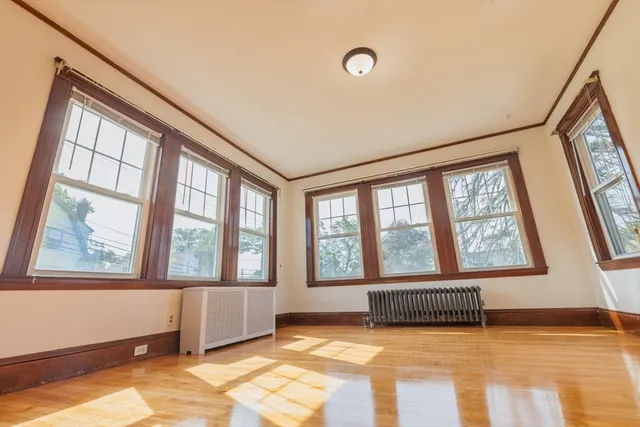 a view of a room with window