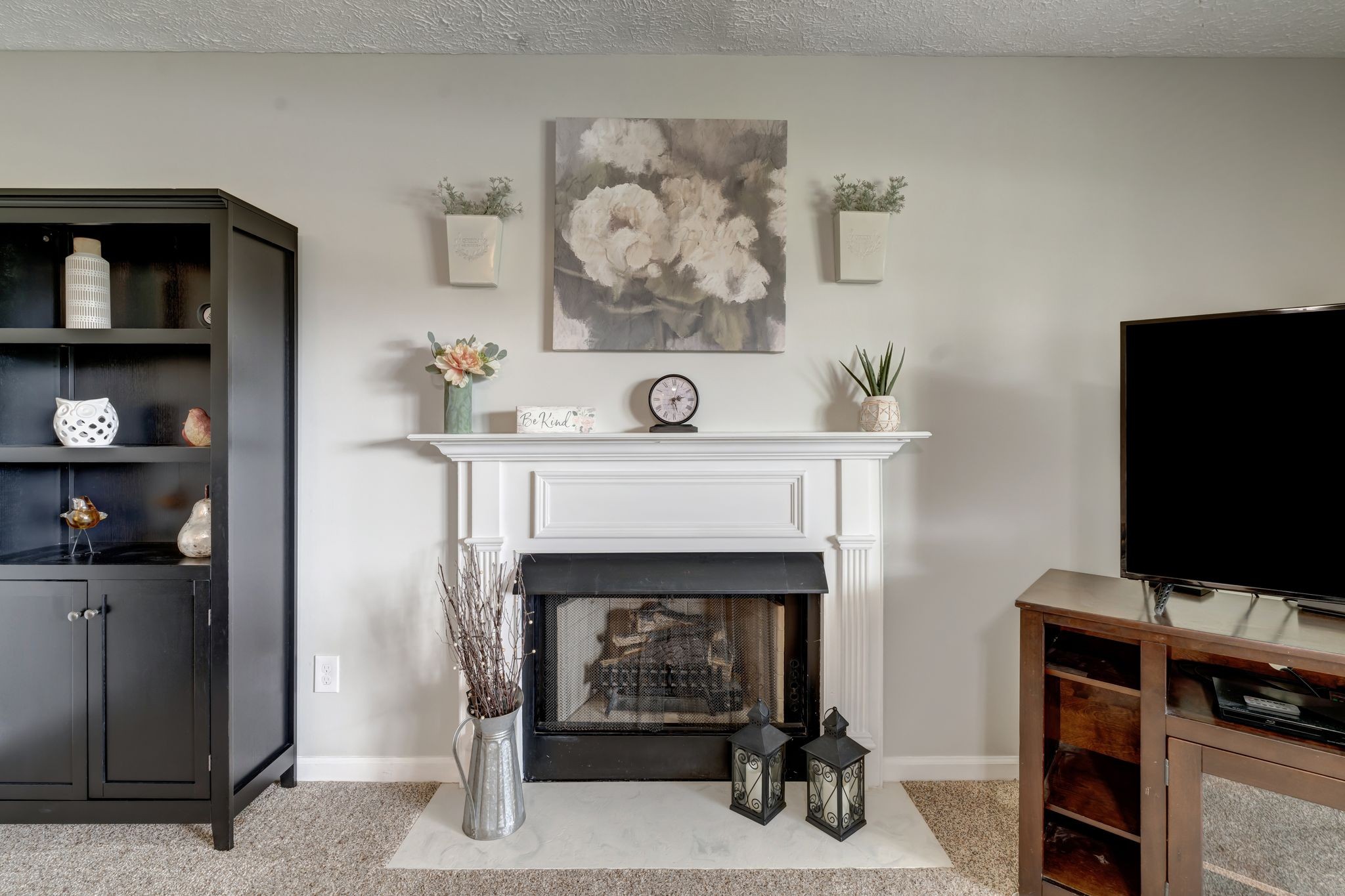 3892 Kedron Road Spring Hill, TN 37174 - Photo 8 of 40 a living room with furniture and a fireplace