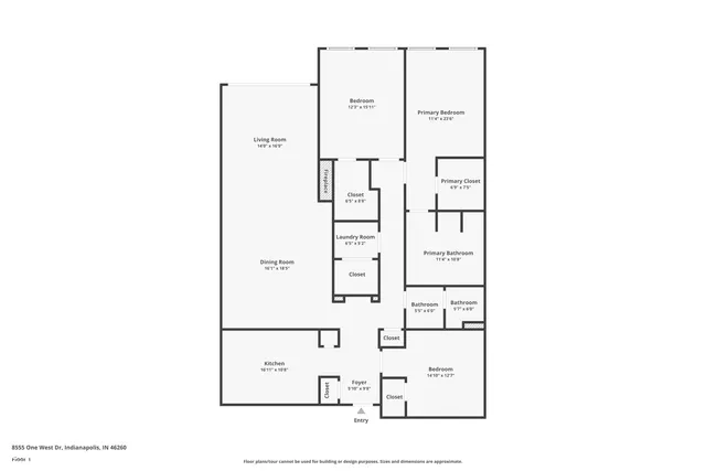$2,599 | 8555 One W Drive, Unit 109, Indianapolis, IN 46260