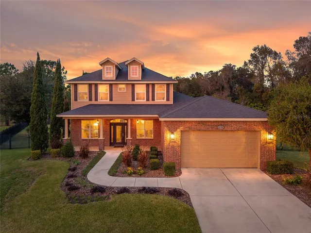 a front view of a building with a door