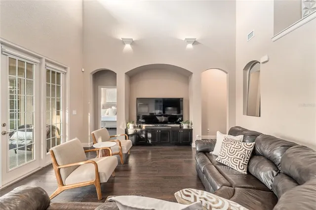 a view of a walk in closet