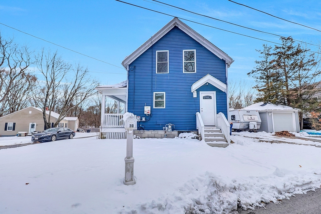 30 Fuller Street Seekonk, MA 02771 - Photo 37 of 42 a view of a house with snow on the background