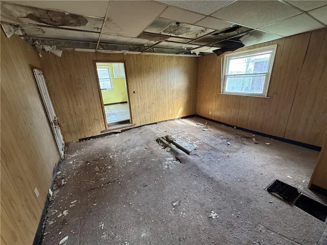 a view of an empty room