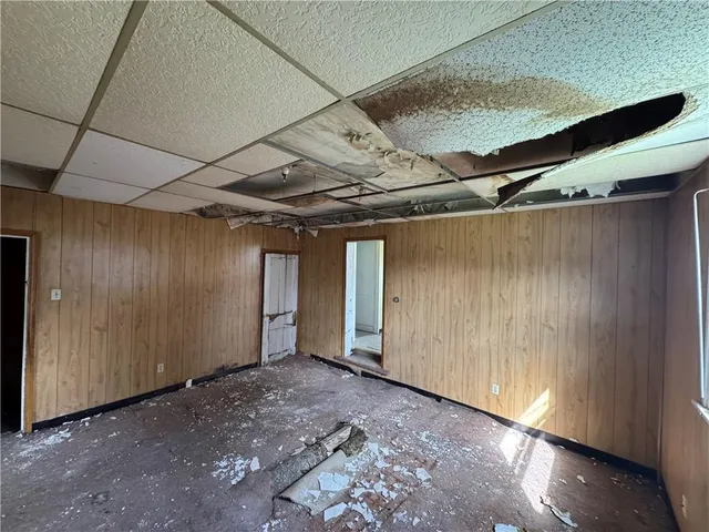 a view of empty room