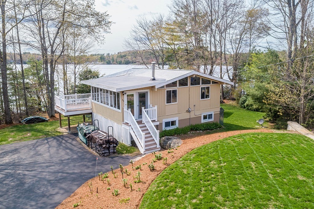 26 Blueberry Road Ashburnham, MA 01430 - Photo 29 of 30 a front view of a house with garden