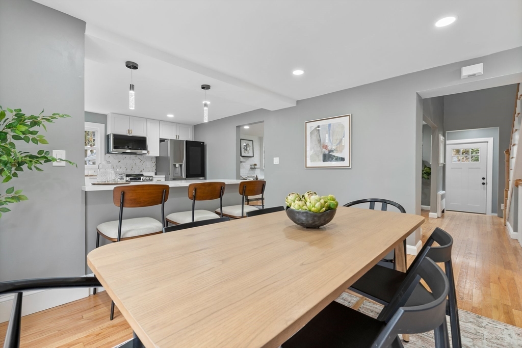 25 Parker Street Newton, MA 02459 - Photo 15 of 38 a view of a dining room with furniture