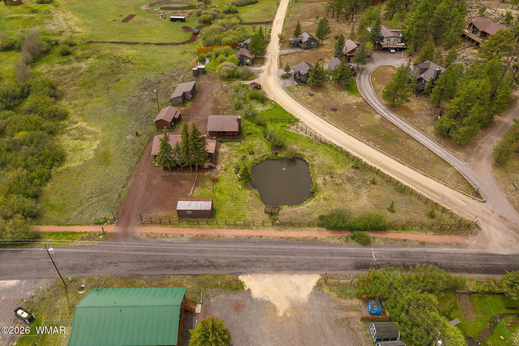 85 Main Street Greer, AZ 85927 - Photo 46 of 55 a bird view of a house