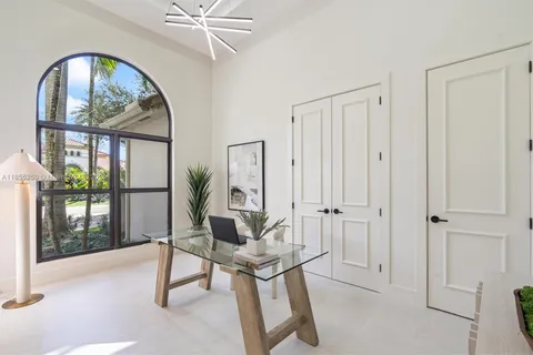 a view of a porch and a yard