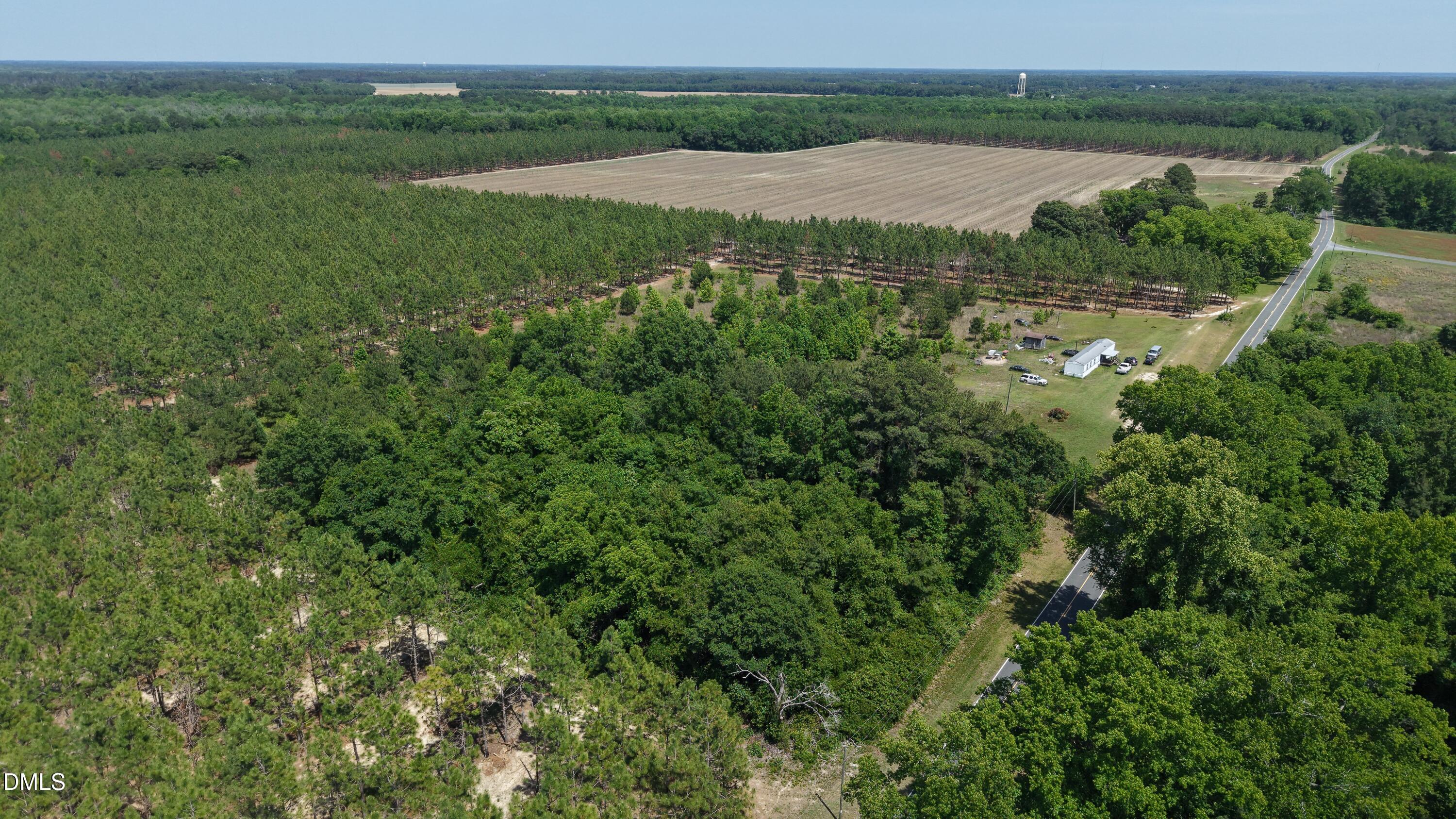 401 Johnson Pond Road Red Springs, NC 28377 - Photo 8 of 22 Aerial North Parcel W POV