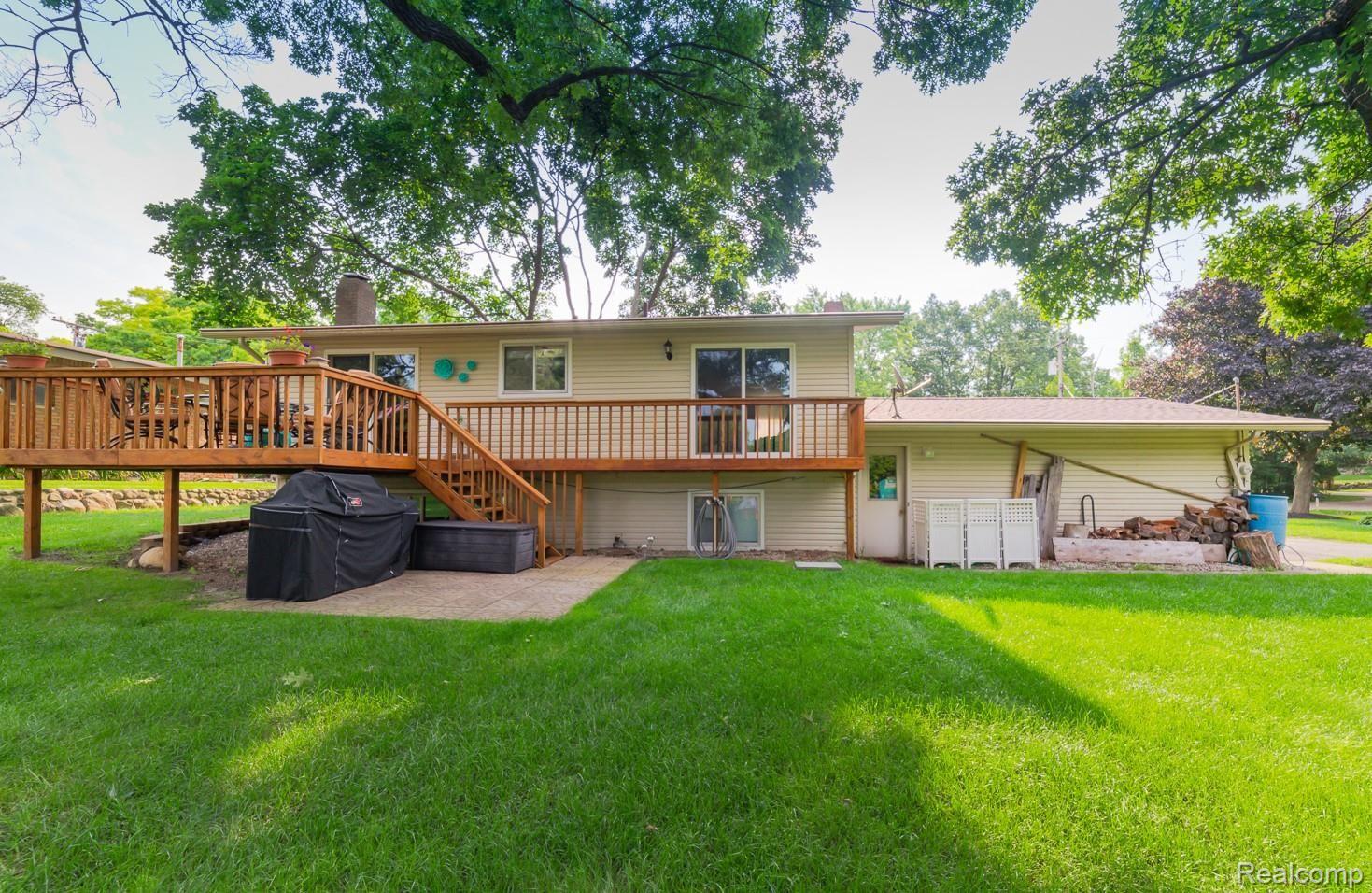 7875 Perry Lake Road Clarkston, MI 48348 - Photo 45 of 69 Rear View From Lakeside