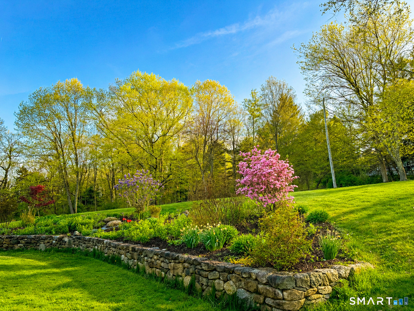 292 Parmelee Hill Road Durham, CT 06422 - Photo 4 of 39 Beautiful perennial gardens and stone wall