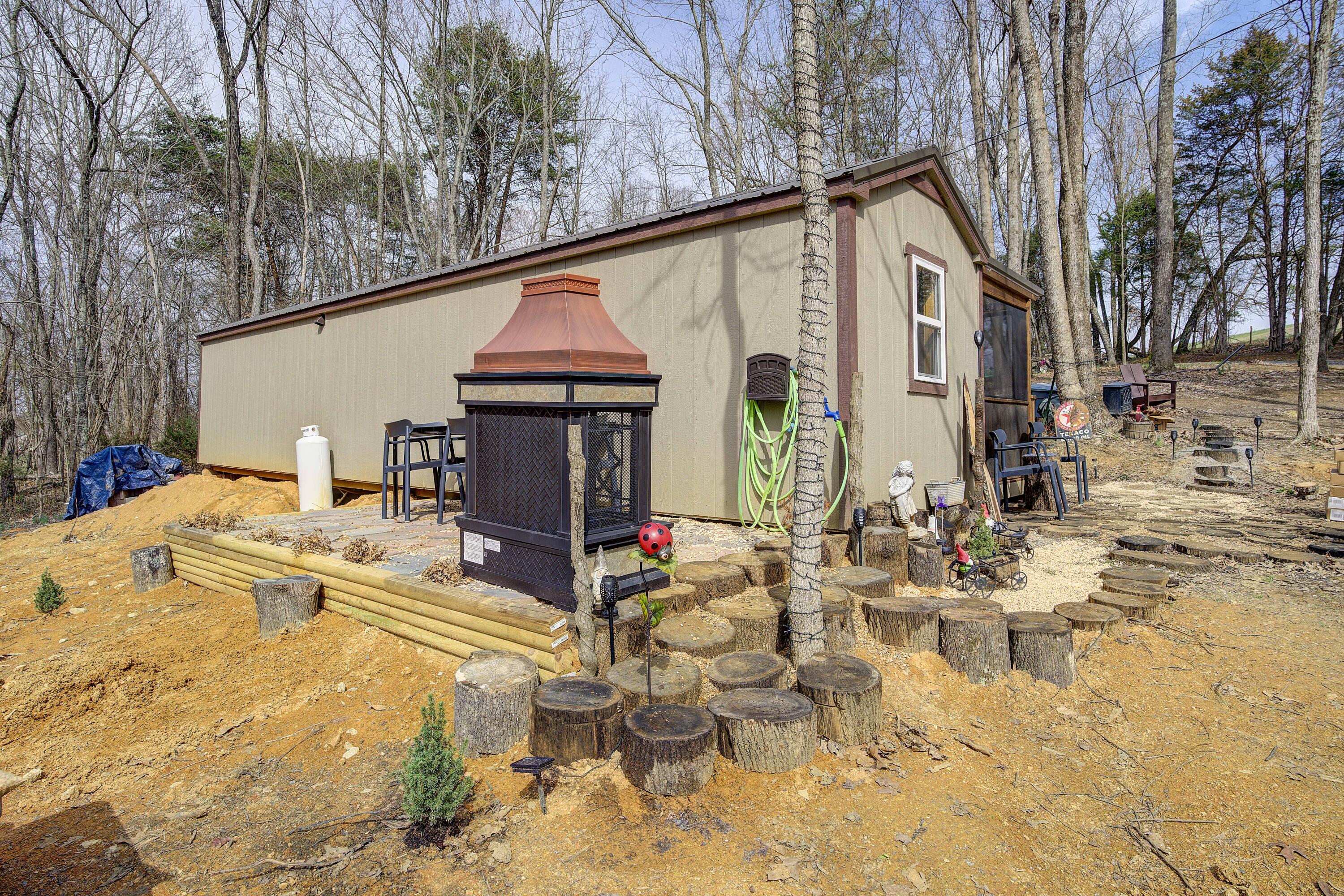 595 Newt Good Road Telford, TN 37690 - Photo 3 of 67 Tiny Home 1 Back Patio