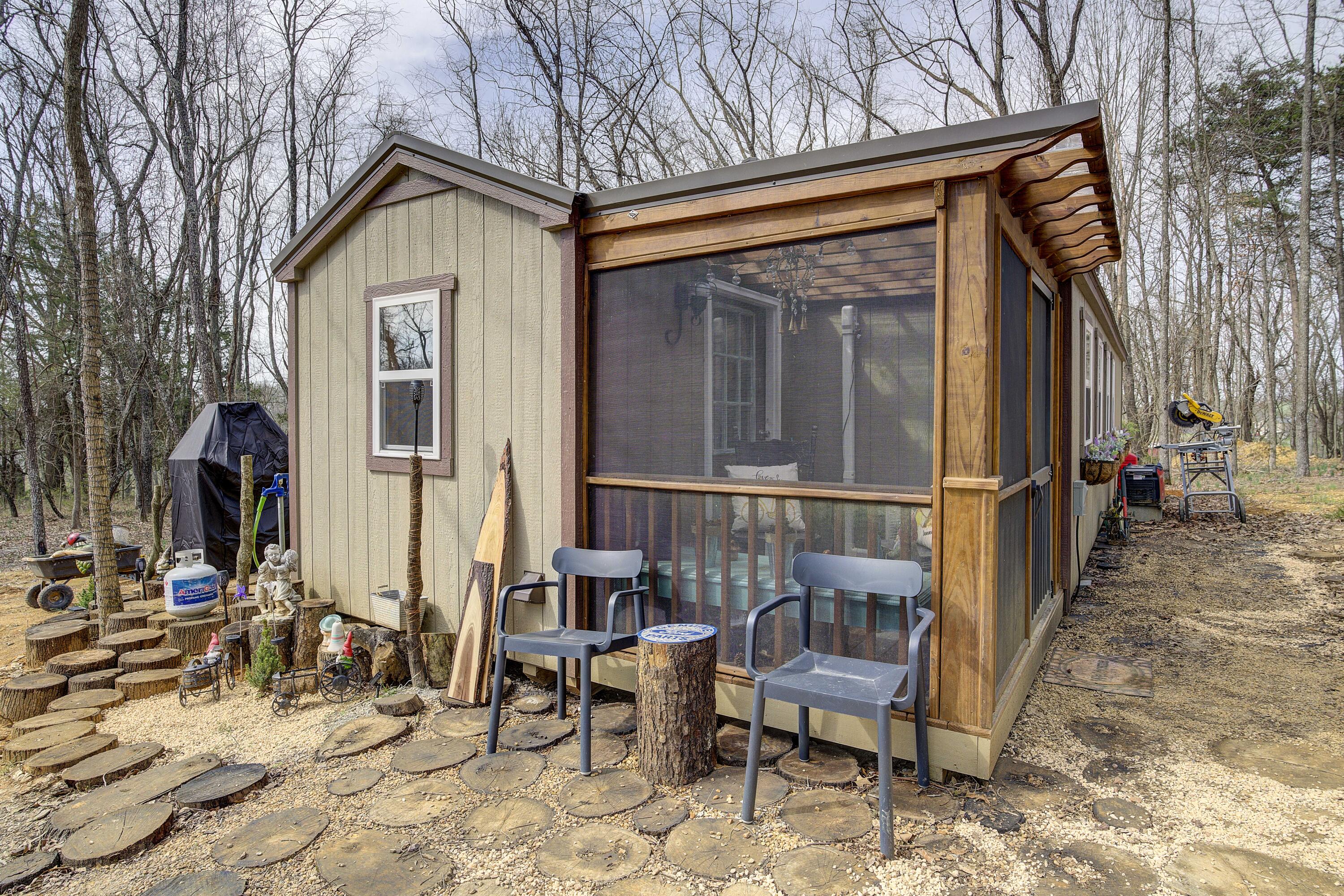595 Newt Good Road Telford, TN 37690 - Photo 4 of 67 Tiny Home 1 Covered Screened Porch