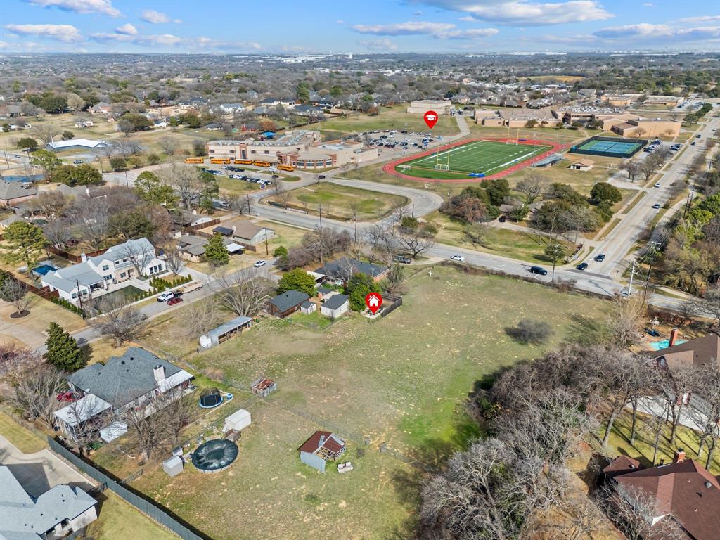5804 Pleasant Run Road, Unit LAND Colleyville, TX 76034 - Photo 21 of 25 an aerial view of a residential houses with outdoor space