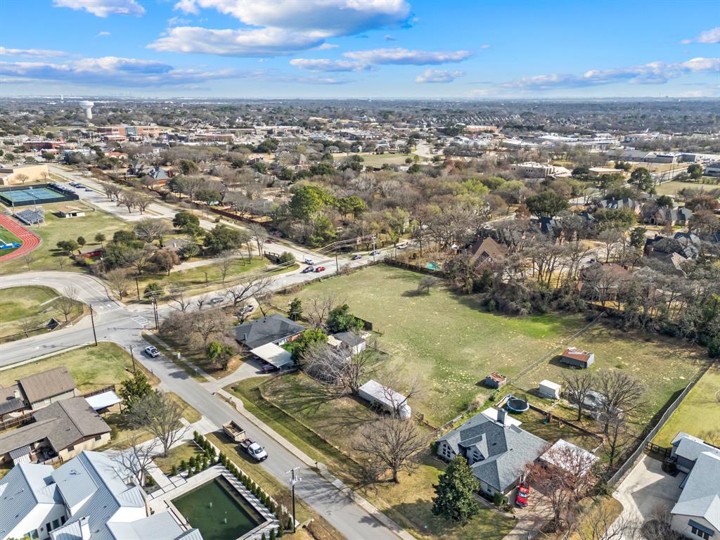 5804 Pleasant Run Road, Unit LAND Colleyville, TX 76034 - Photo 24 of 25 an aerial view of residential houses with outdoor space