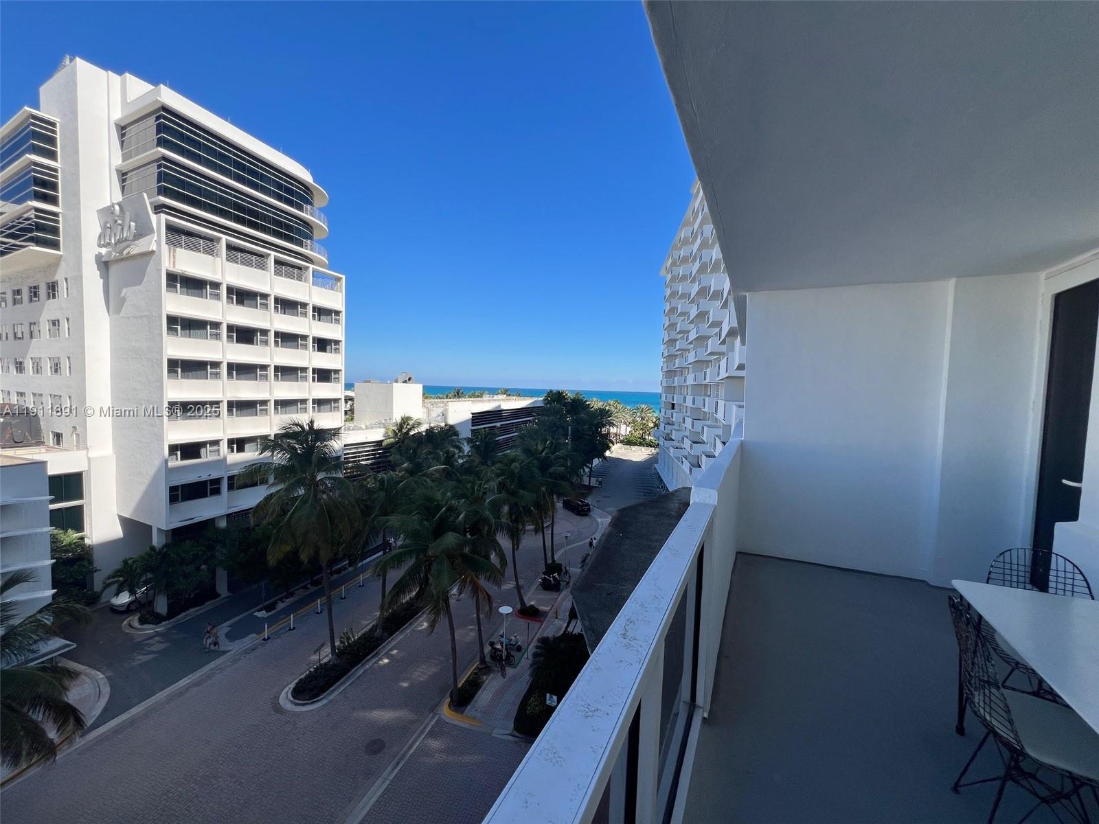 100 Lincoln Road, Unit 604 Miami Beach, FL 33139 - Photo 4 of 66 Ocean View from Balcony. Lincoln Road Ocean Front Directly across from DiLido Ritz Carlton