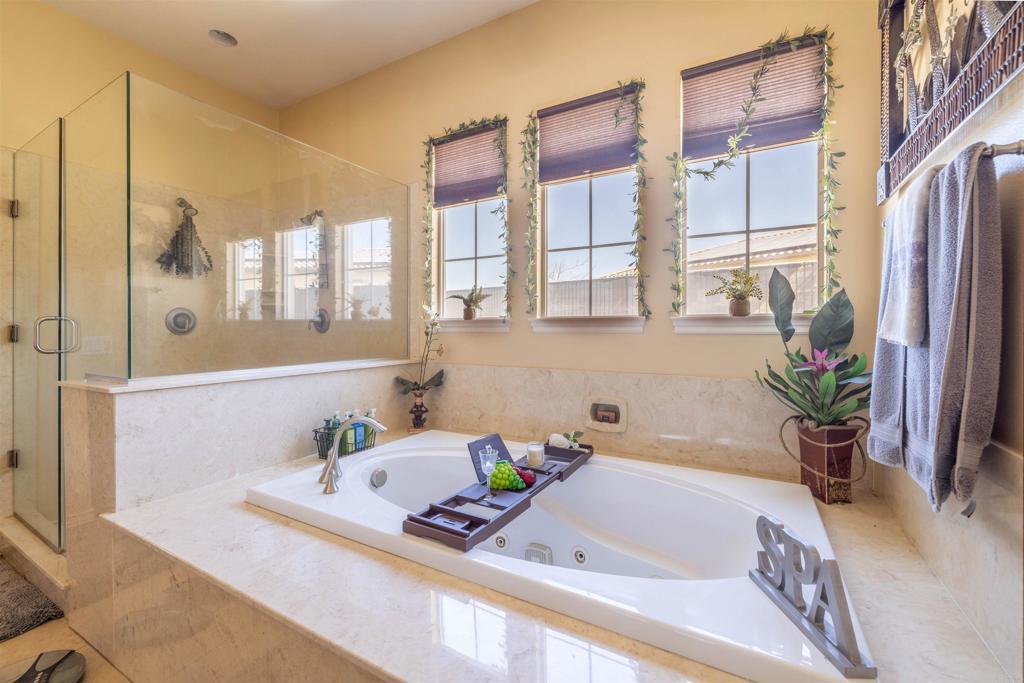 19506 Arcata Road Apple Valley, CA 92307 - Photo 15 of 34 Spa-like primary bath made for unwinding and recharging at the end of the day